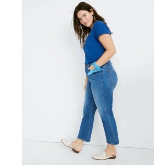 Madewell Curvy Cali Demi-Boot Jeans Size 22 - Picture 2 of 16